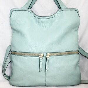 Large Fossil Erin crossbody foldover bag